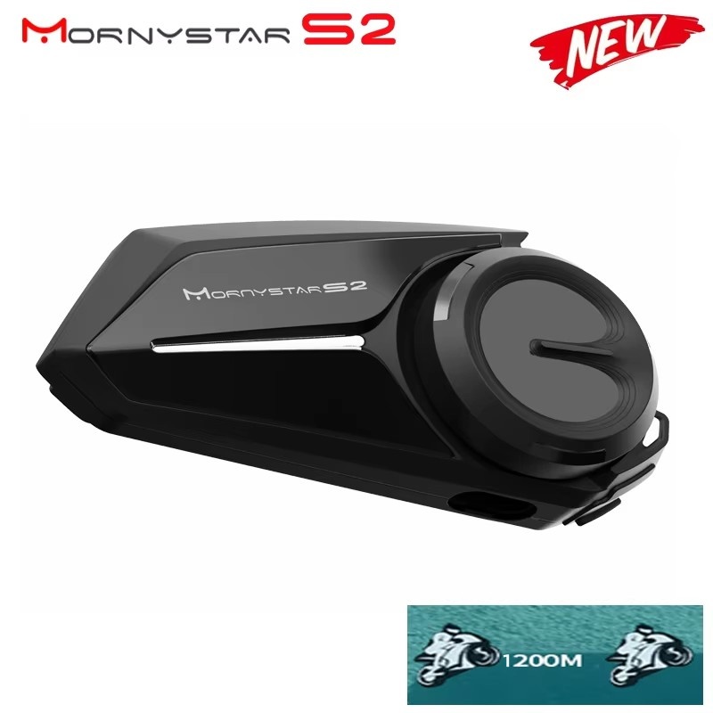 Universal Motorcycle Helmet Intercom Headset - Mornystar S2 casco auricolare citofono moto
