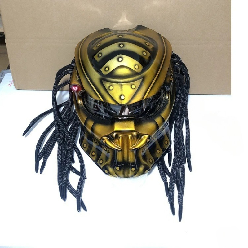 Custom Predator Motorcycle Helmet - Casco Integrale da Moto Racing Predator