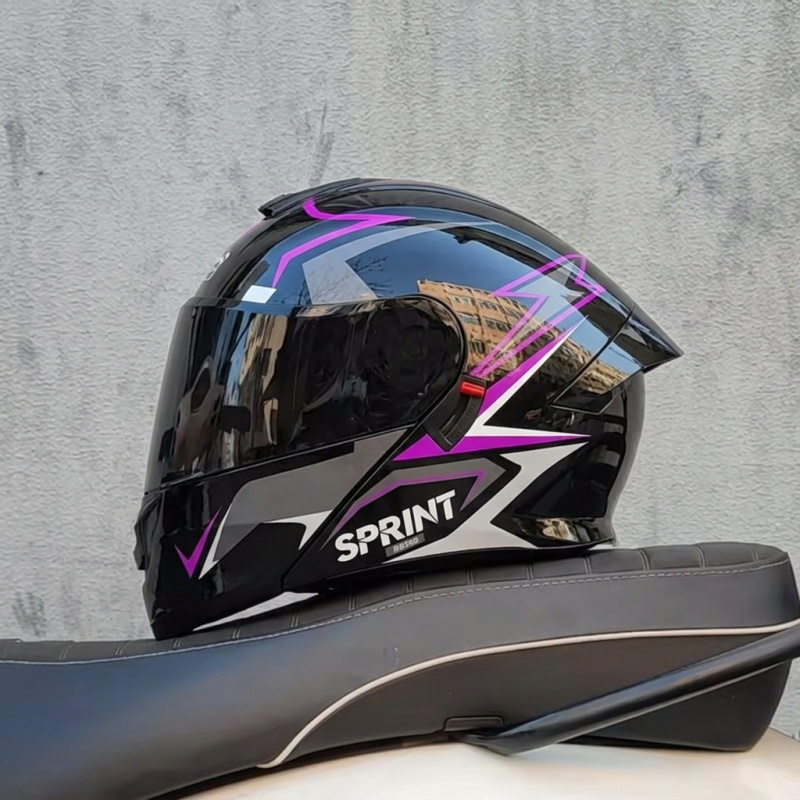 Modular Flip Up Motorcycle Helmet Dot Approved - Casco Moto Modulare Omologato DOT con