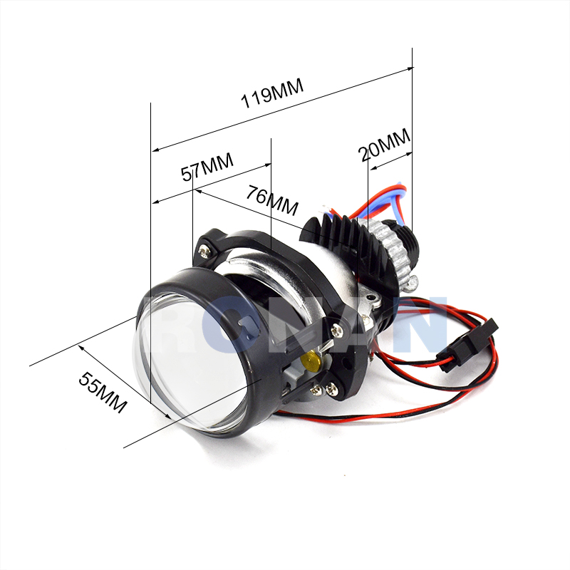 RONAN Mini proiettore bi-led d - Universal Motorcycle Led Headlight Projector recensione e prezzo