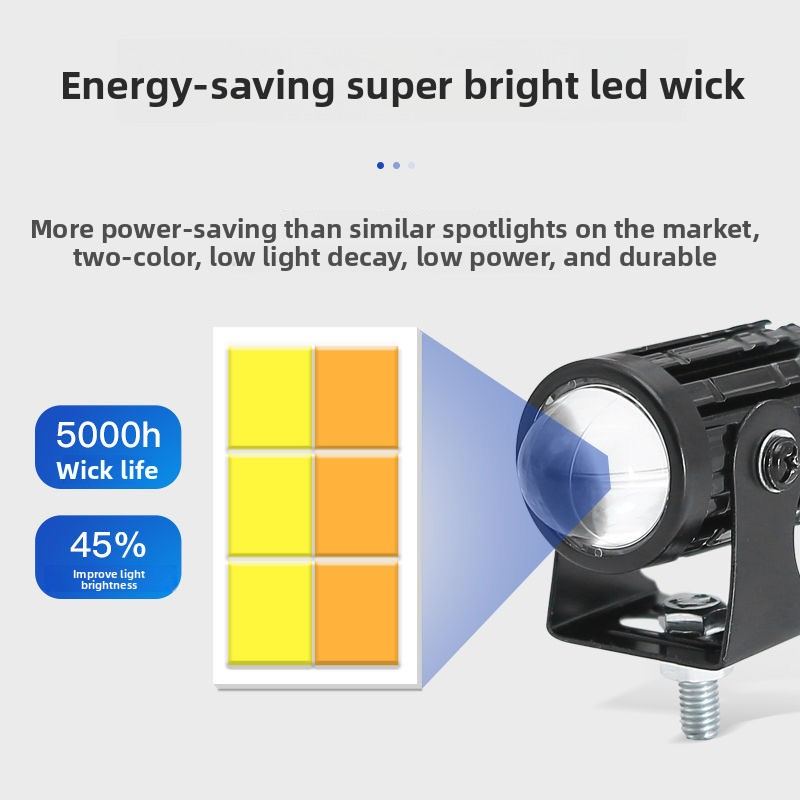 1/2 Pezzi Faro LED Universale  - Universal Motorcycle Led Headlight Projector recensione e prezzo