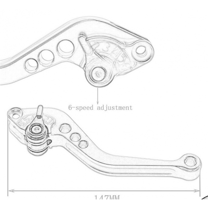Leva Freno Frizione Corta in A - Cnc Aluminum Adjustable Brake Clutch Levers recensione e prezzo
