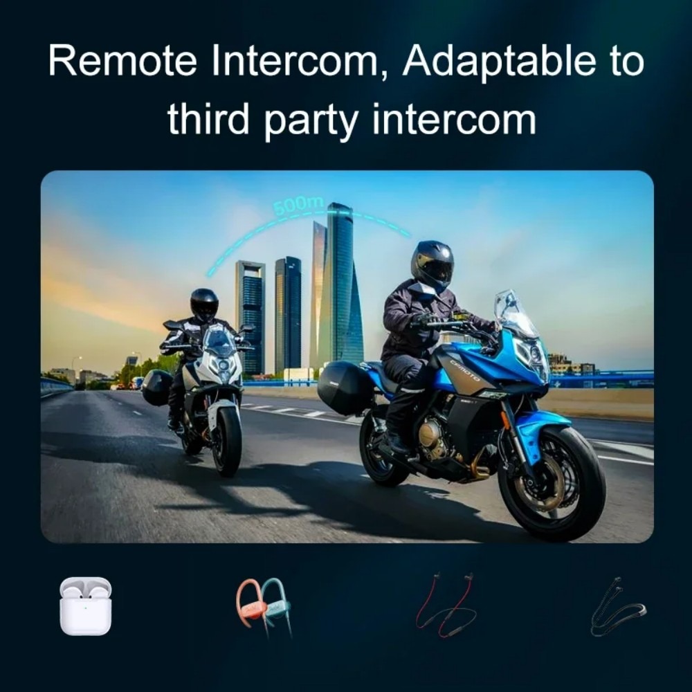 1 o 2 pezzi: auricolare interf - Universal Motorcycle Helmet Intercom Headset recensione e prezzo