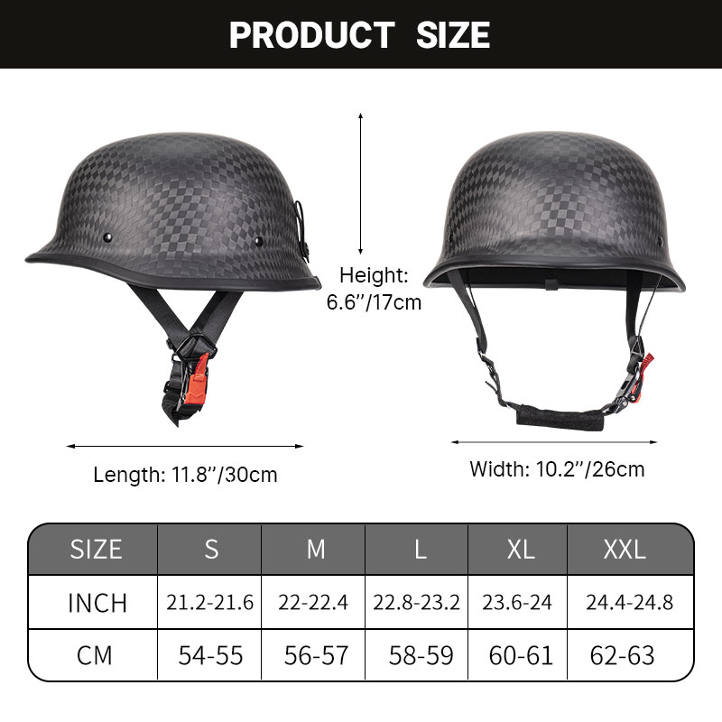 Mezzo casco forgiato in fibra  - Carbon Fiber Lightweight Motorcycle Helmet recensione e prezzo