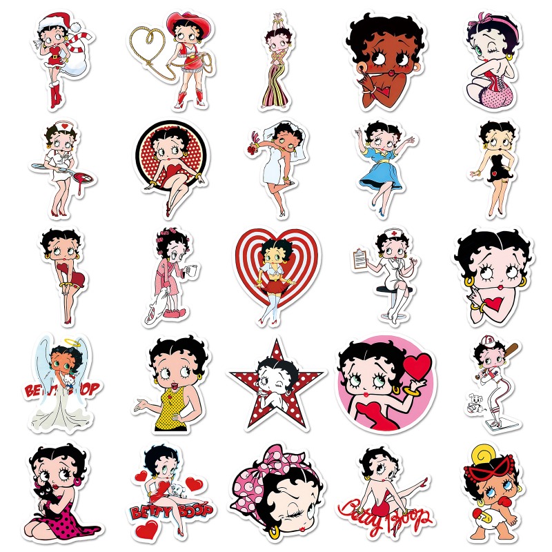 50 adesivi Betty Boop ad alta  - Atv Parts recensione e prezzo